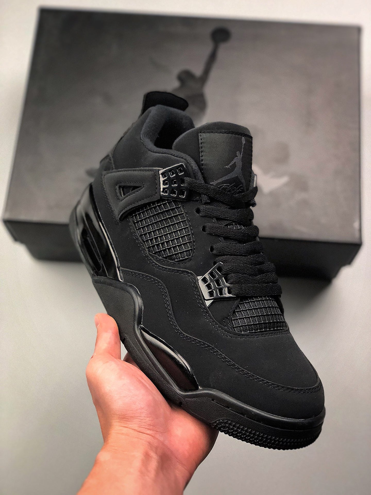 AJ 4’s All Black