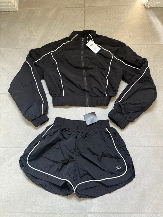 Windbreaker and Shorts Gym Set