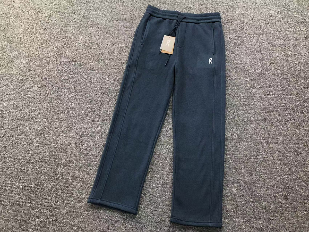 Navy straight leg joggers