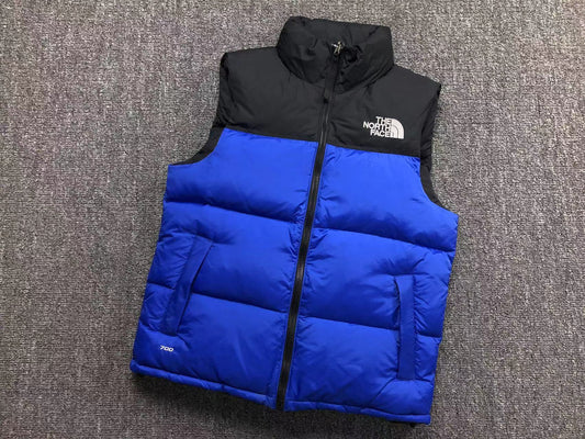 Cobalt Blue puffer gilet, product view