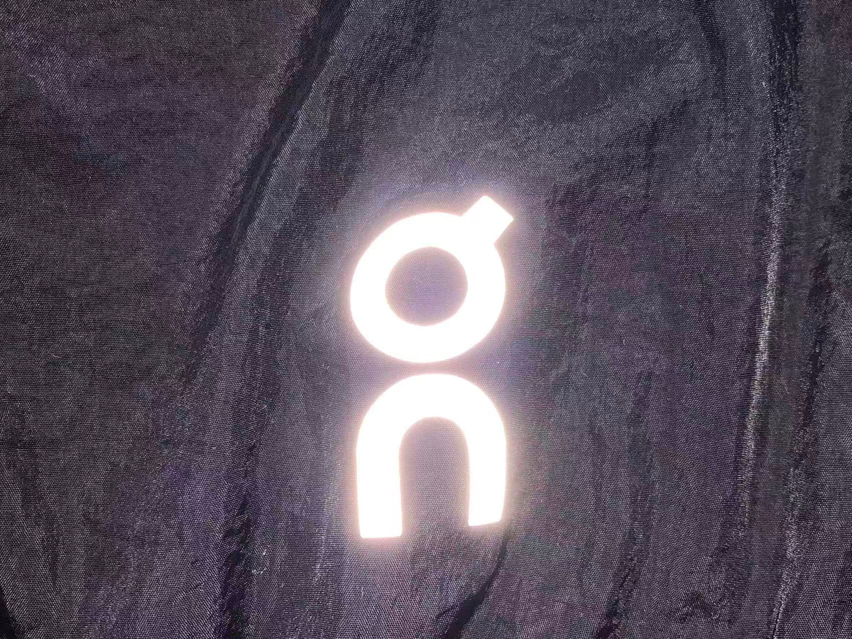 Reflective chest detail lit up