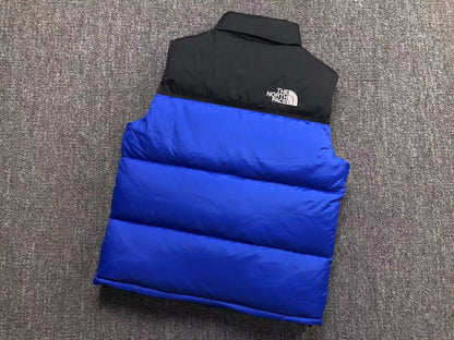 Cobalt Blue puffer gilet, product view
