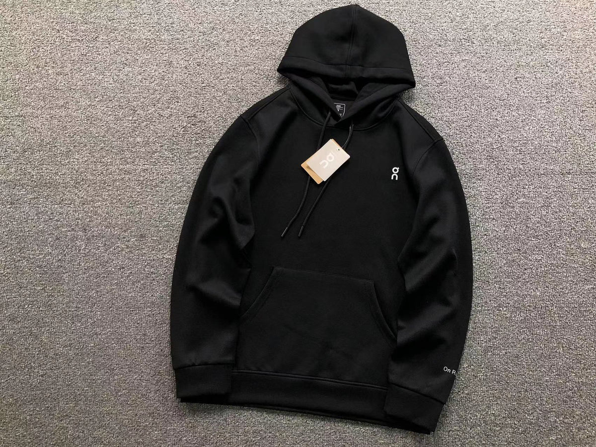 Black pullover hoodie