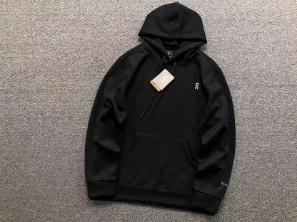 Black pullover hoodie